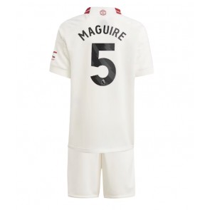 Maillot de foot Manchester United Harry Maguire #5 Troisième enfant 2023-24 Manches Courte (+ pantalon court)